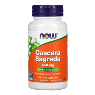 Cáscara Sagrada 450mg Now Foods 100 Cáps Importado
