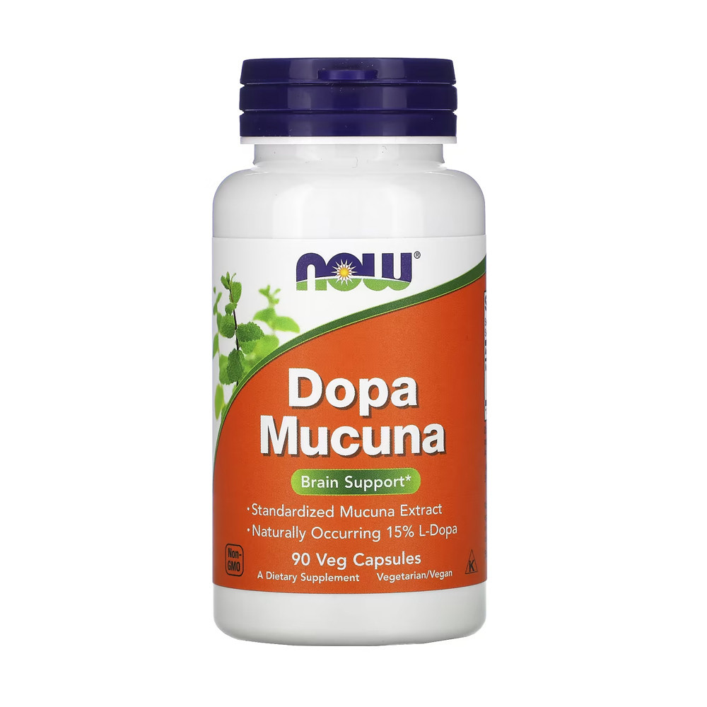 Dopa Mucuna Now Foods 90 Cápsulas Vegetarianas