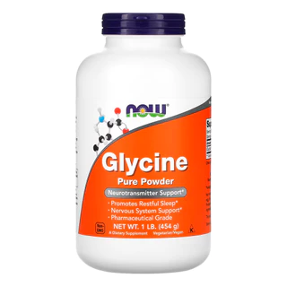 Glicina em Pó Now Foods 454g Puro Importado