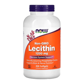 Lecitina 1200mg Now Foods 200 Soft Importado