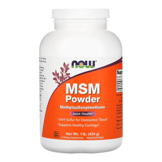 Msm em pó Now Foods 454g Puro Importado