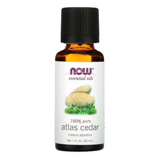 Óleo de Cedro Atlas Now Foods 30ml Puro Importado