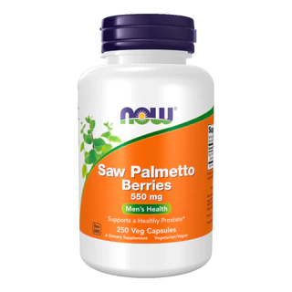 Saw Palmetto Berries 550mg Now Foods 250Caps Importado