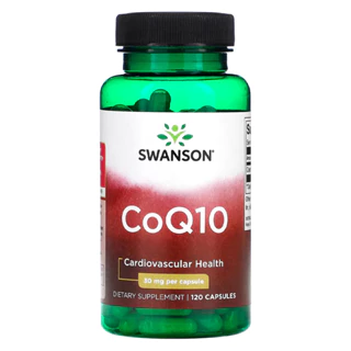 Co-enzima Coq 10 30 mg Swanson 120 Capsulas Importado
