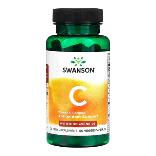 Complexo de Vitamina C Swanson Bioflavonóides 60Capsulas
