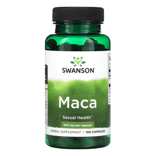 Espectro Maca 500mg Swanson 100 Cápsulas Importado