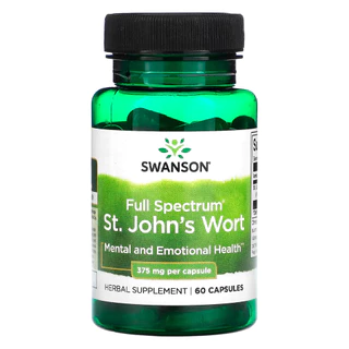 Erva São João 375mg Swanson John
