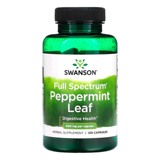 Folha de Hortelã Pimenta 400mg Swanson 120Caps Importado