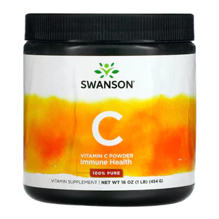 Pó de Vitamina C-1000 Swanson 454 gramas Importado
