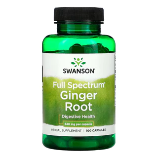 Raiz de Gengibre Swanson Spectrum 540mg 100Cap Importado