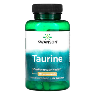 Taurina 500 mg Swanson 100 Capsulas Importado