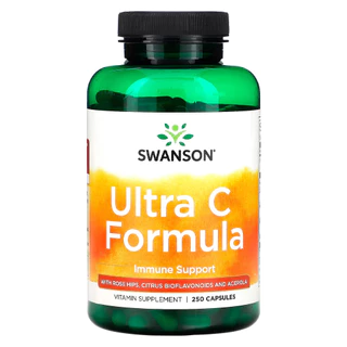 Vitamina C Ultra Formula Swanson 250 Caps Importado