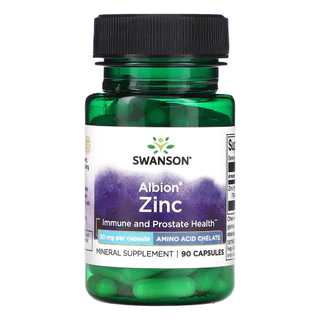 Zinco Quelato 30mg Swanson 90 Cápsulas