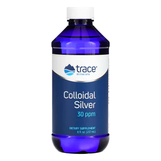 Trace Minerals Prata Coloidal 30 Ppm 237 ml Importado