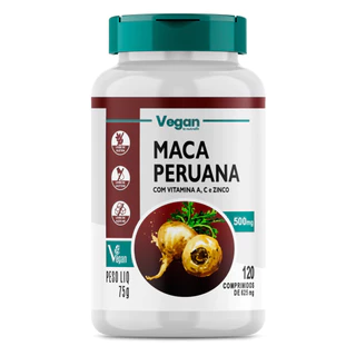 Maca Peruana 500mg Nutralín 120 Comprimidos