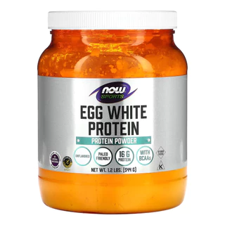 Proteína Clara Ovo Now Foods 544g Pó Sem Sabor Importado