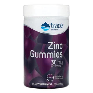 Trace Minerals Gomas de Zinco 30mg 60 Goma Importado
