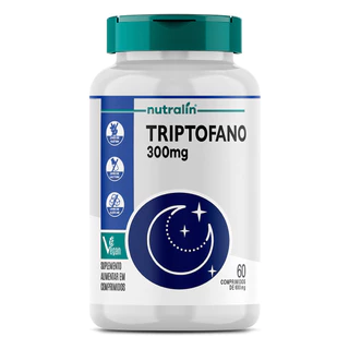 Triptofano 300mg Nutralín 60 Comprimidos