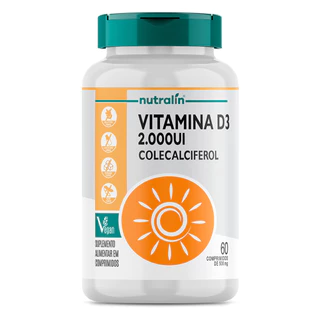 Vitamina D3 Nutralín Colecalciferol 60 Comprimidos