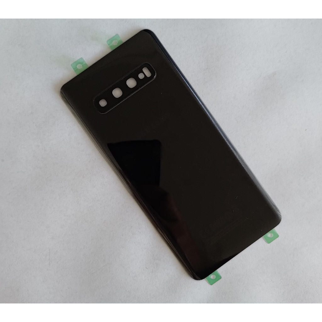 Tampa Traseira de Vidro SEM Lente Modelo Galaxy S10 Plus Preta (Item NÃO acompanha Lente)