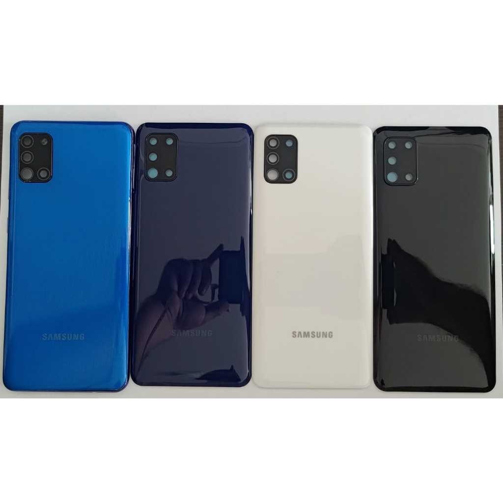 Tampa Traseira de Plástico com Lente Modelo Galaxy A31 ( Somente a Azul Clara possui Chassi)