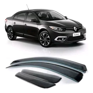 Calha De Chuva Acrilica Fumê Fluence Todos 4 Portas