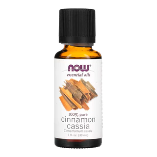 Óleo Canela e Cássia Now Foods 30 ml Puro Importado