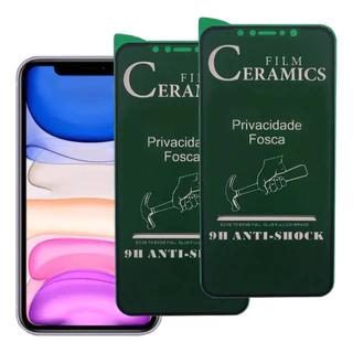 Kit 2 Película Privacidade Fosca Ceramica Xiaomi Redmi Note 13