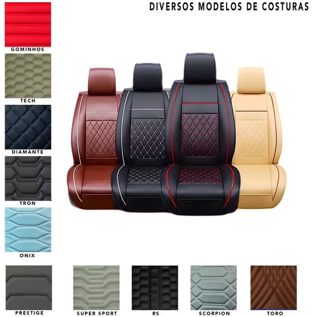 Capa Banco Couro Carro Renault Logan a partir de 2014