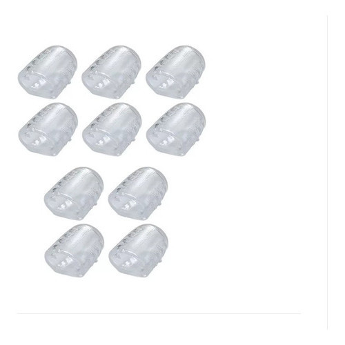 3 Pares Protetor Dedo Pé Mão Dedeira Unha Silicone...