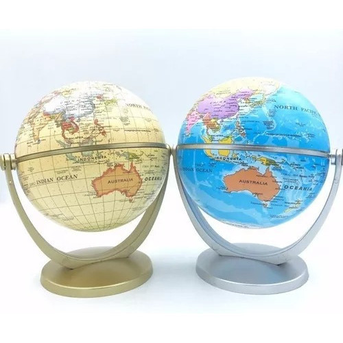 Globo Terrestre Cbase Inglês Letra 360° Rotação 12cm