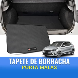 Tapete Porta Malas Argo 2017 a 2024 Molde na Medida Protetor de Borracha