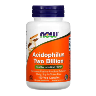 Acidophilus Two 20mg Now Foods 100 Cápsulas Importado
