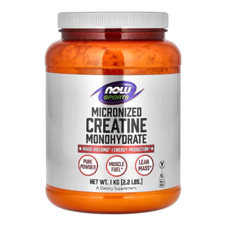 Creatina Monohidratada Now Foods 1Kg Pó Importado