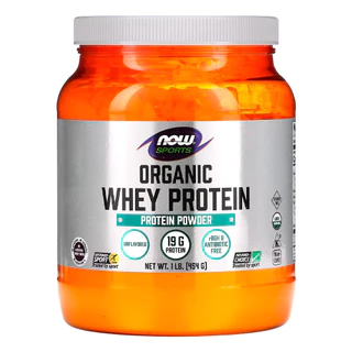 Whey Protein Now Foods Orgânico Sem Sabor 454g Importado