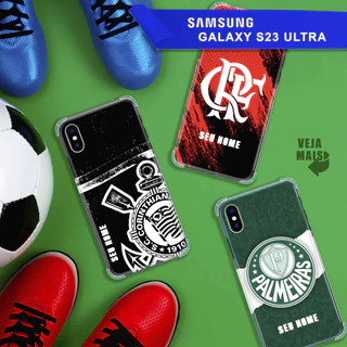 Capa Capinha - Samsung Galaxy S23 Ultra - Futebol Personalizada