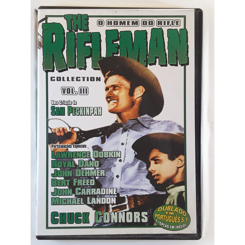 Dvd The Rifleman Collection Vol Iii Chuck Connors | Shopee Brasil