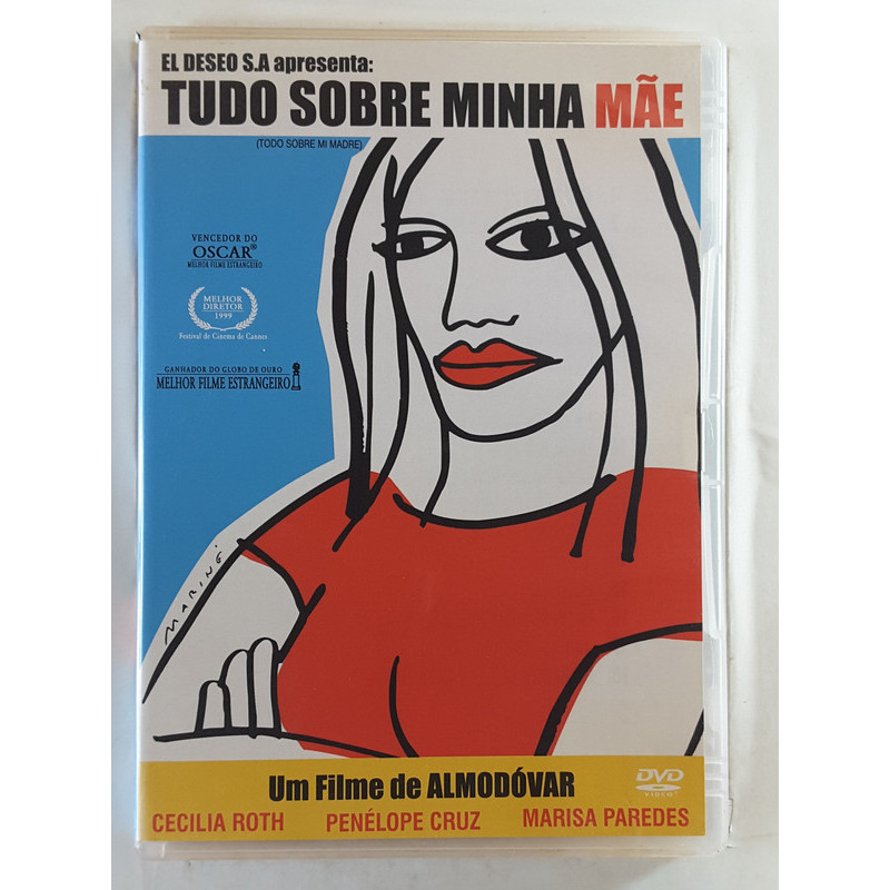DVD Tudo Sobre A Minha Mãe Cecilia Roth Dvd | Shopee Brasil