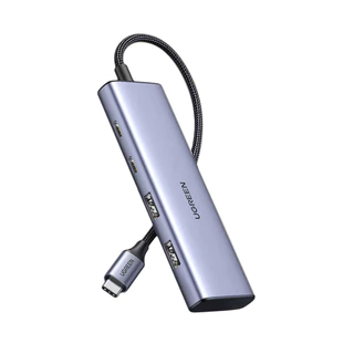 Hub Adaptador Ugreen 4 em 1 para Usb Tipo C Macho 5Gbps