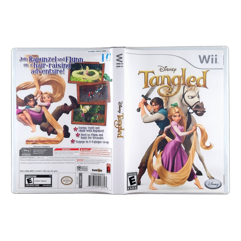 Disney Tangled Enrolados The Video Game Wii