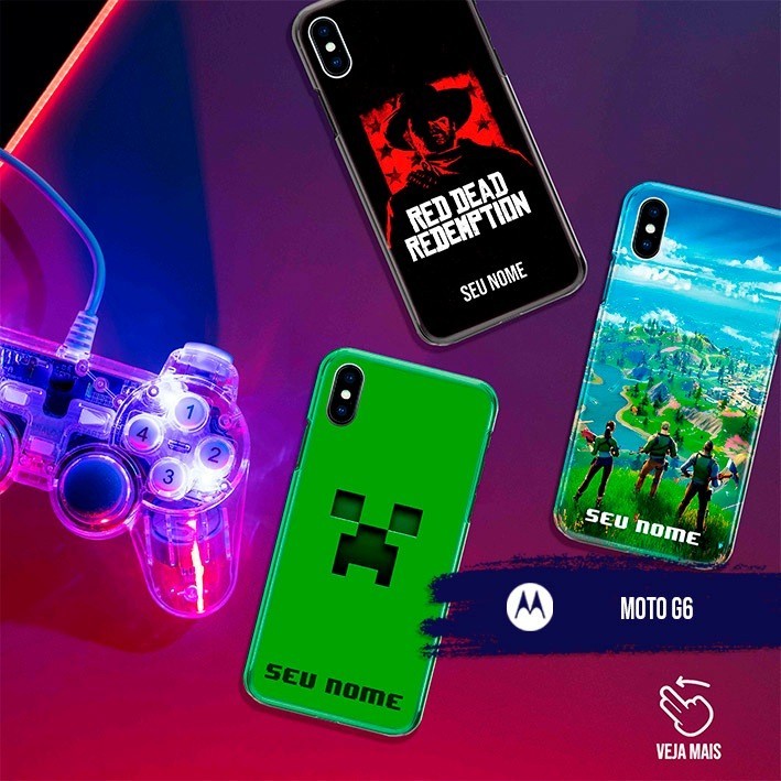 Capa Capinha - Moto G6 - Games