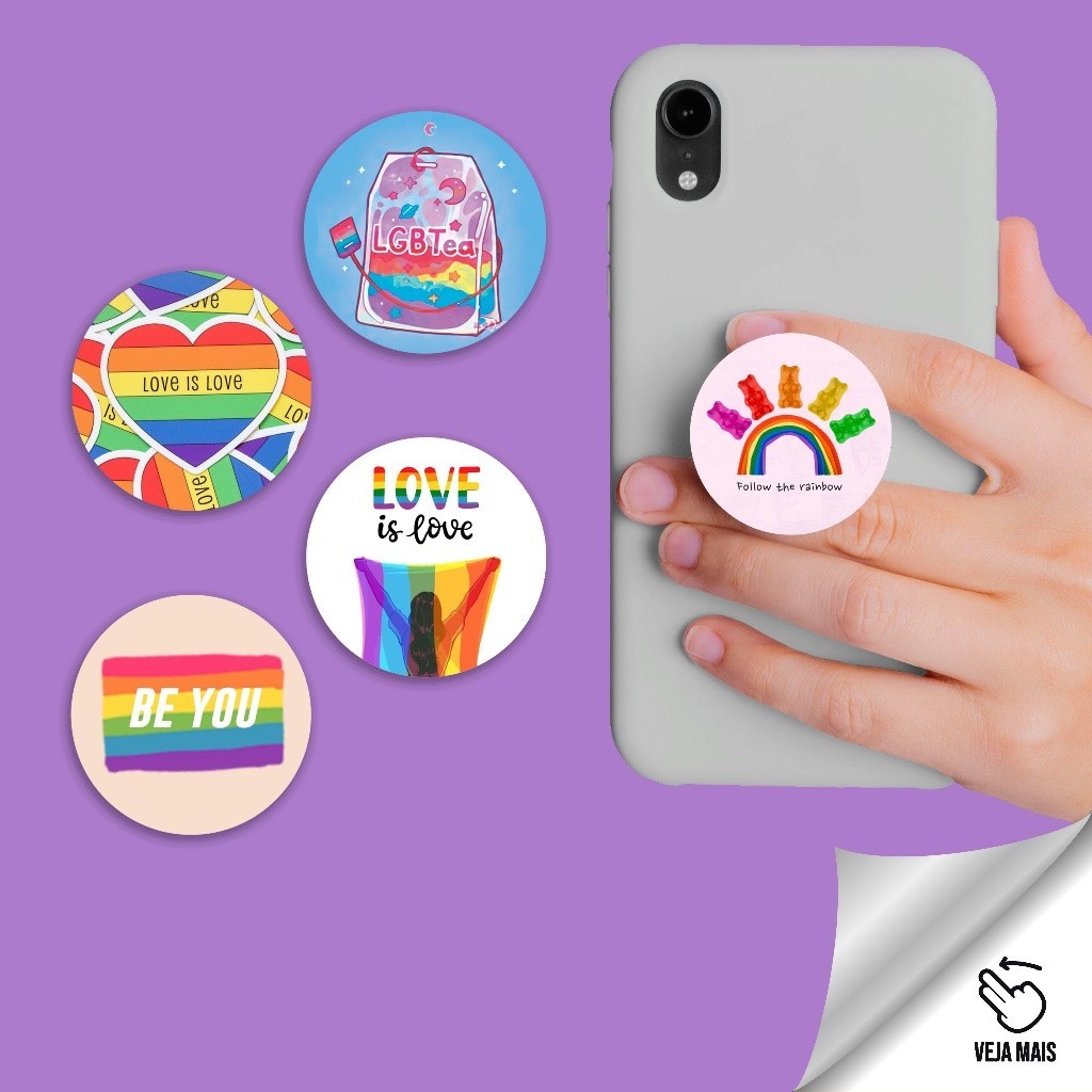 Suporte Popsocket Liso LGBTQIA+ | Shopee Brasil