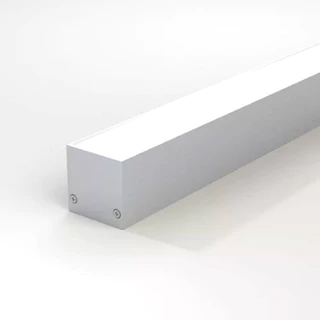 Perfil Alumínio Barra 2 Metros P Fita Led Sobrepor 5035 Luz Estrutura Branco 110v220v