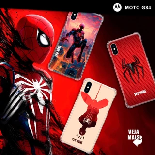 Capa Capinha - Motorola Moto G84 - Homem Aranha Personalizada