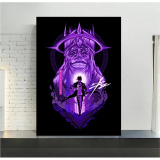 Quadro de mdf poster moldura, Mangá, Anime, Solo leveling