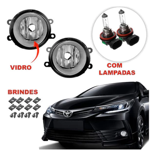 Par Farol Neblina Farolete Milha Auxiliar Corolla 2015 2016 2017 2018 19