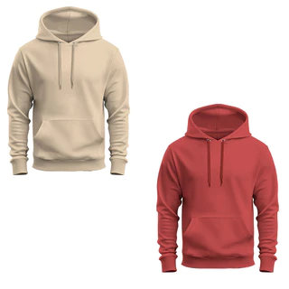 Kit 2 Moletons Liso Basico Blusa De Frio Canguru Confortavel Inverno