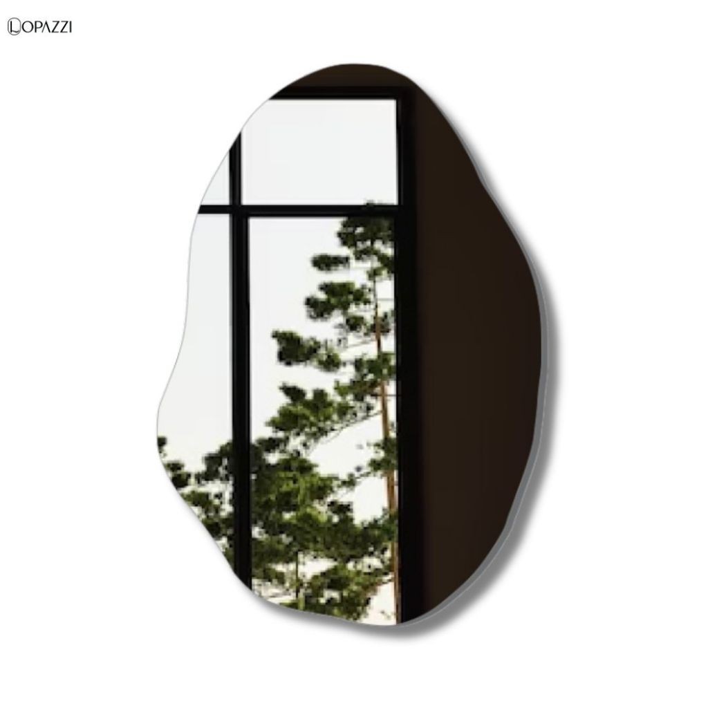 ESPELHO DECORATIVO GRANDE 70X50 - MODELO ORGANICO 04 MODERNO PINTEREST