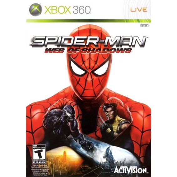 Spider Man - Web of Shadows - Xbox 360 LT 3.0, RGH E JTAG - Midia Física
