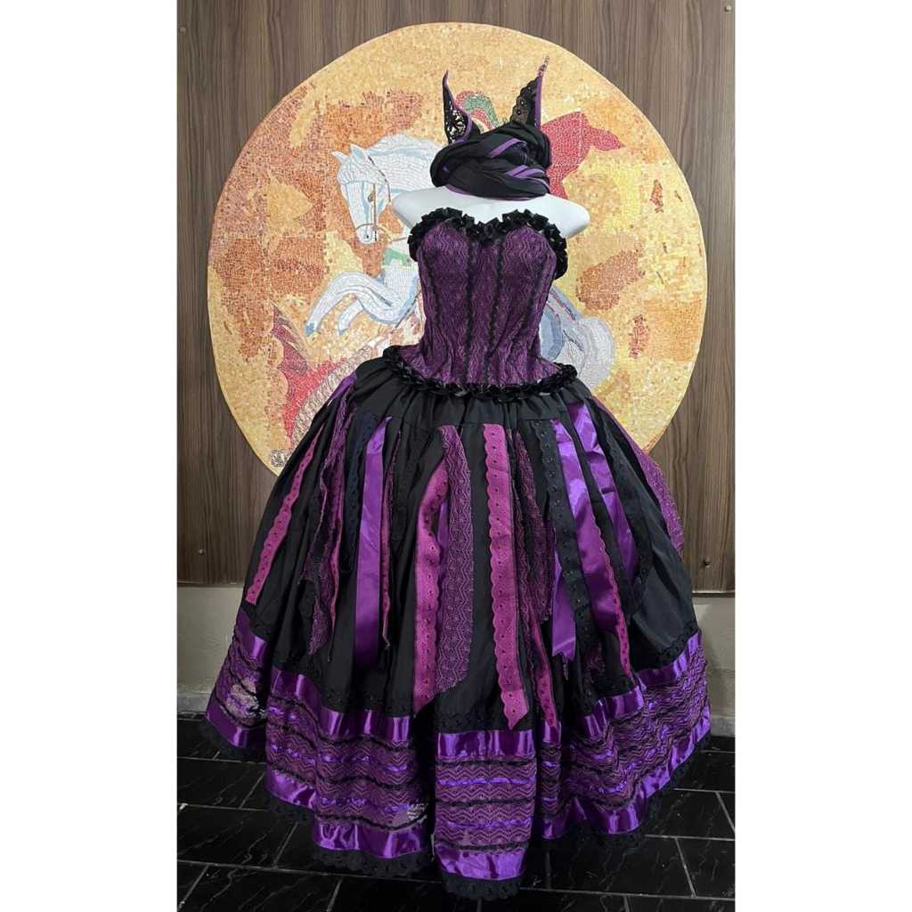 Vestido De Pomba Gira Maria Mulambo Saia De Roupa Pomba Gira Maria Mulambo  Mulambo Roupa De Pomba Gira